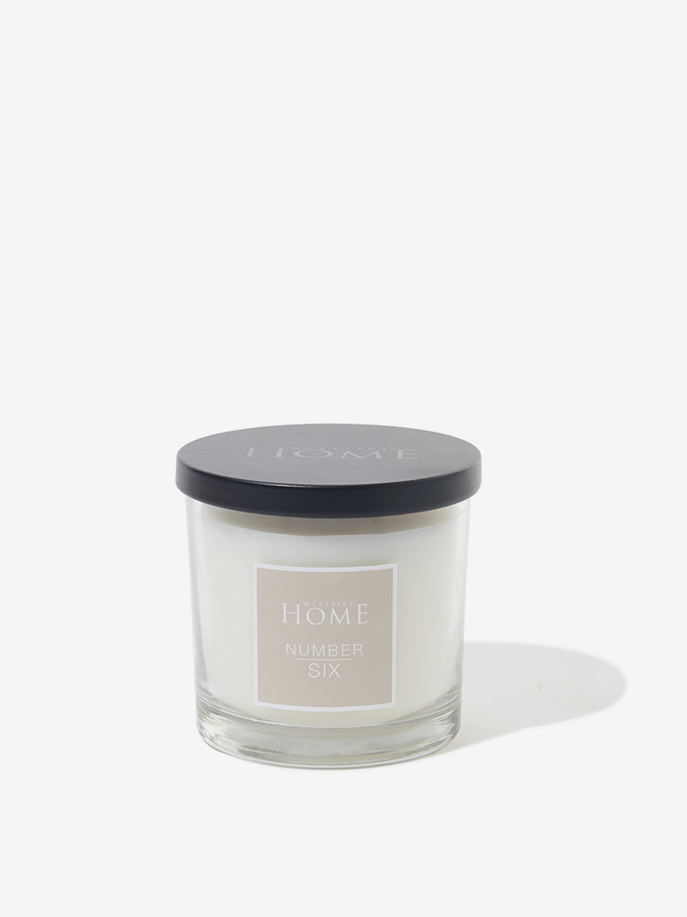 Westside Home White Large Noir Scented Candle