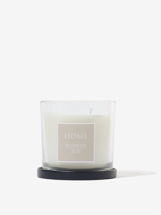 Westside Home White Large Noir Scented Candle
