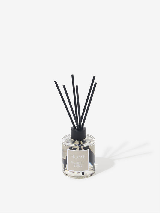 Westside Home Clear Amber Large Fragrance Diffuser with Six Reed Sticks