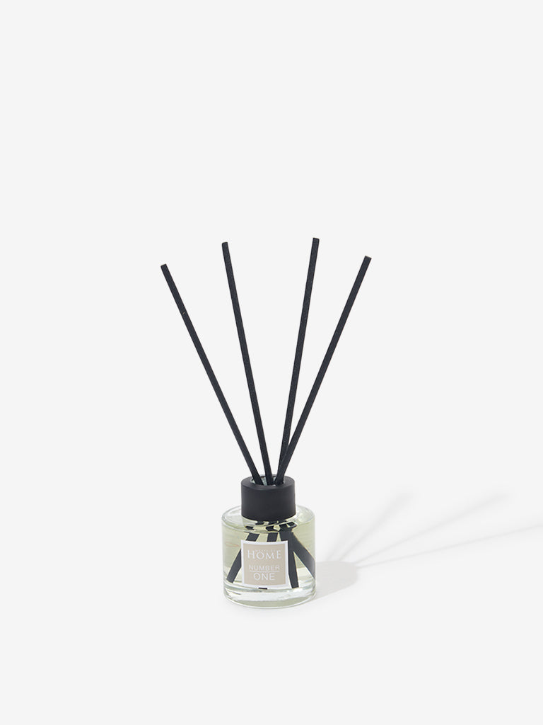 Westside Home Clear Small Eau Nude Fragrance Diffuser with Four Reed Sticks