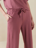 Wunderlove Dark Mauve Flared Supersoft Pyjamas