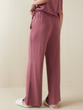 Wunderlove Dark Mauve Flared Supersoft Pyjamas