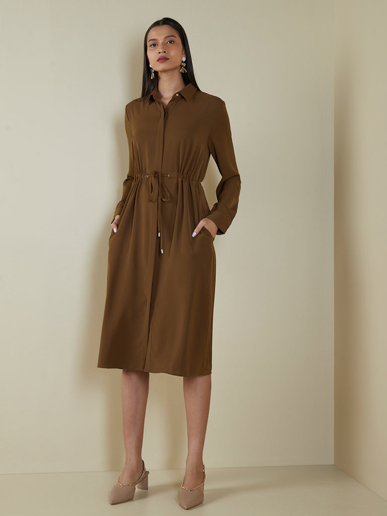 Wardrobe Brown Shirtdress