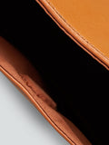 LOV Tan Chain-Detailed Shoulder Bag