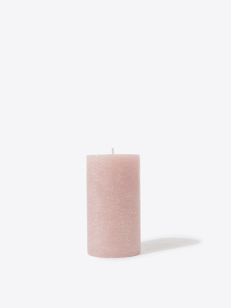 Westside Home Pink Medium Pillar Candle