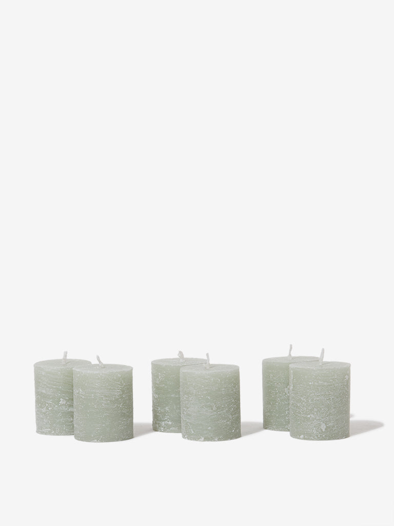 Westside Home Mint Votive Candles (Set of 6)
