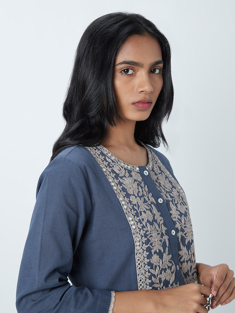 Buy Utsa by Westside Pink Abstract Print A-line Kurta (S) at Amazon.in