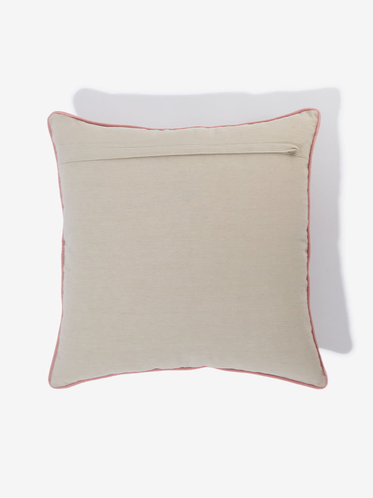 Shop Westside Home Multicolour Floral Embroidered Cushion Cover Online