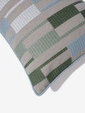 Westside Home Mint Embroidered Cushion Cover