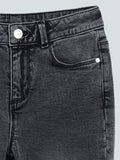Y&F Kids Dark Grey Faded Wash Jeans