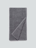 Westside Home Grey Self-Striped Medium 550 GSM Bath Towel