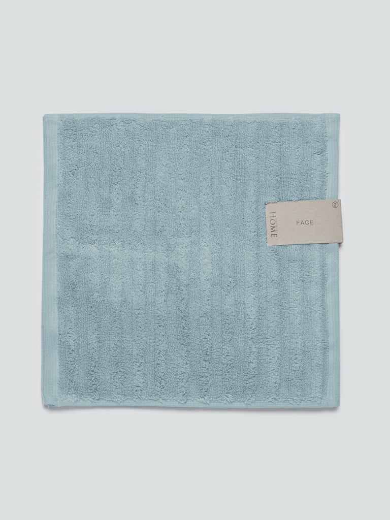 Buy Westside Home Aqua Self Striped Small 550 GSM Face Towels Pack