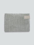 Westside Home Mint Self-Striped Medium 550 GSM Bath Towel