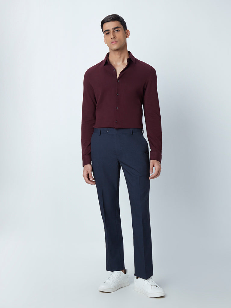 Buy Lycra Combo  Maroon Shirt  Black Pants online from Fashion  Trends