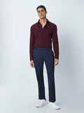 WES Formals Wine Ultra Slim-Fit Shirt