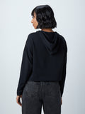 Nuon Black Text Pattern Jacket