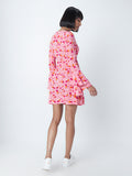 Nuon Pink Floral Printed Dress
