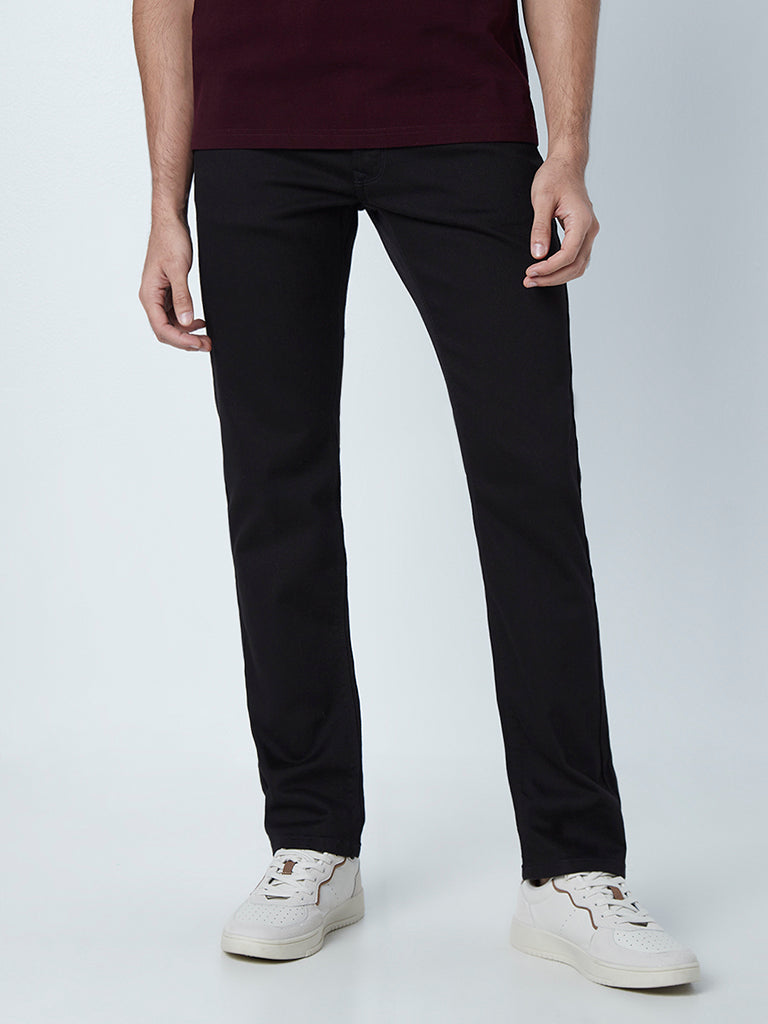 Ascot Black Relaxed - Fit Mid - Rise Jeans