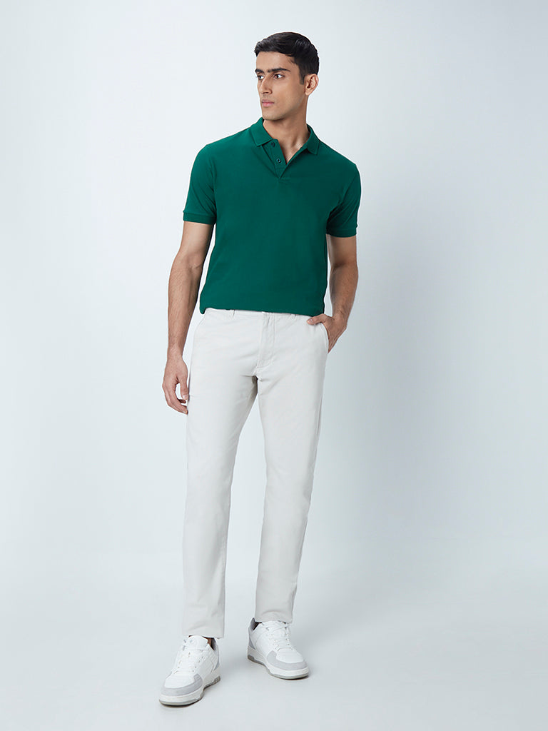WES Casuals Emerald Relaxed-Fit Polo T-Shirt