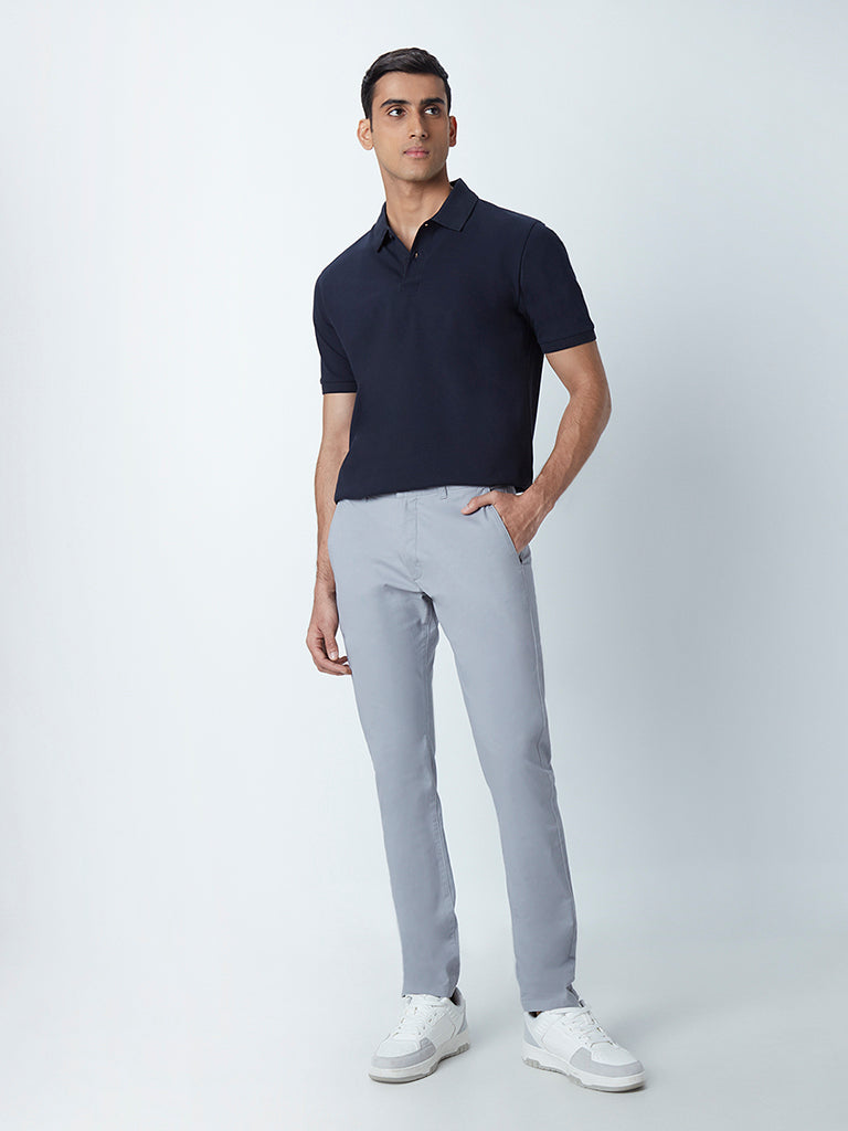 Black Polo-shirt, Loafers Fashion Trends With Grey Casual Trouser, Black  Polo Grey Pants | Polo shirt, ralph lauren corporation