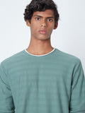 ETA Sage Self-Textured Slim-Fit T-Shirt