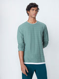 ETA Sage Self-Textured Slim-Fit T-Shirt