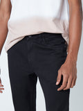 Nuon Black Nuo-Knit Carrot-Fit Rodeo Jeans