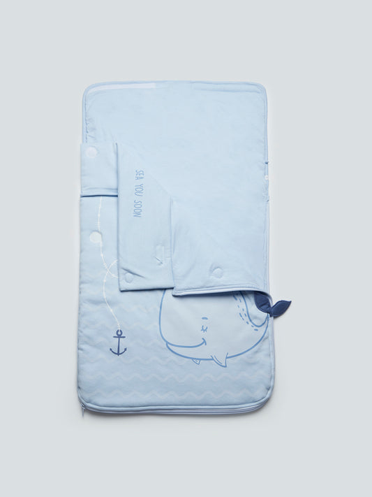 HOP Baby Blue Nautical-Themed Sleeping Bag