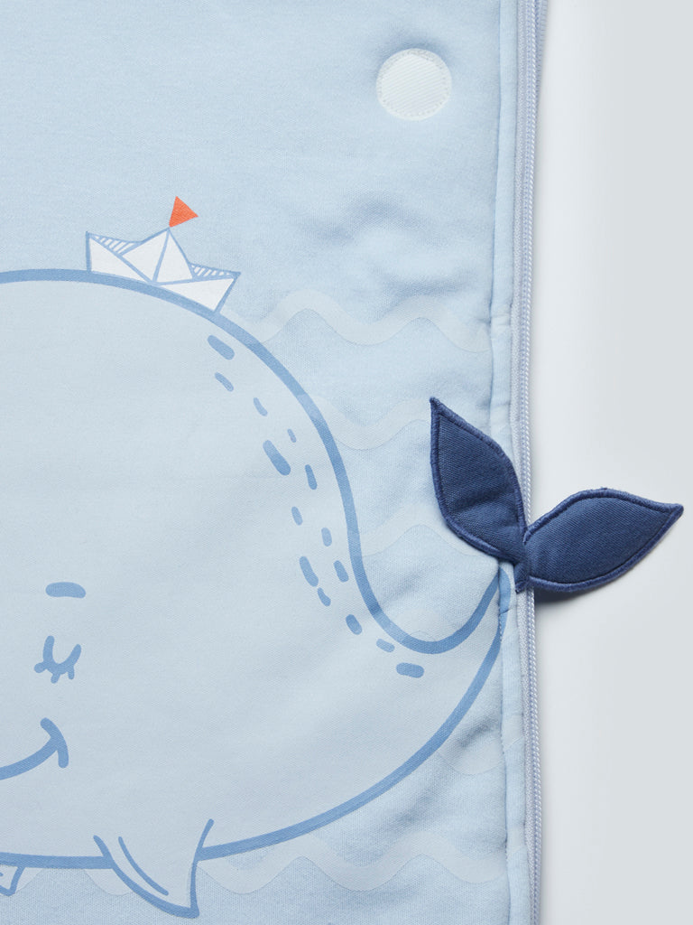 HOP Baby Blue Nautical-Themed Sleeping Bag