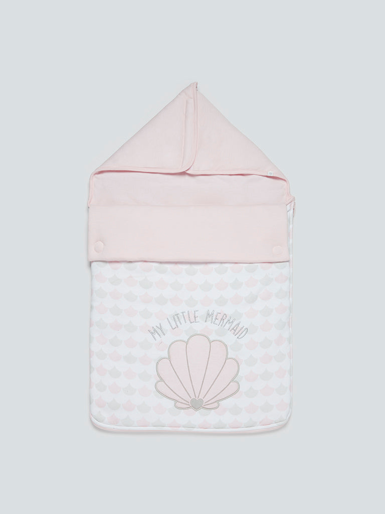 HOP Baby Pink Mermaid Design Sleeping Bag