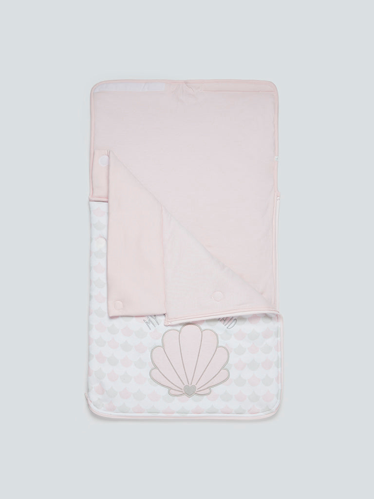 HOP Baby Pink Mermaid Design Sleeping Bag