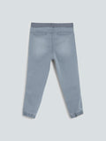 HOP Kids Grey Jogger-Style Jeans