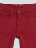 HOP Kids Maroon Tapered Jeans