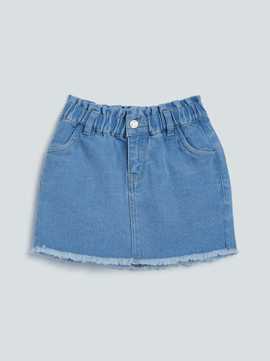 HOP Kids Blue Skirt