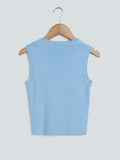 Y&F Kids Dusty Blue Knitted Top