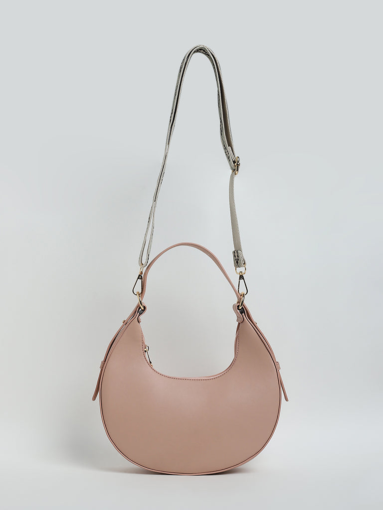 Westside Dusty Pink Hobo Bag