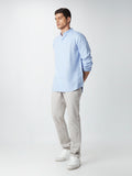 Ascot Light Blue Relaxed-Fit Shirt