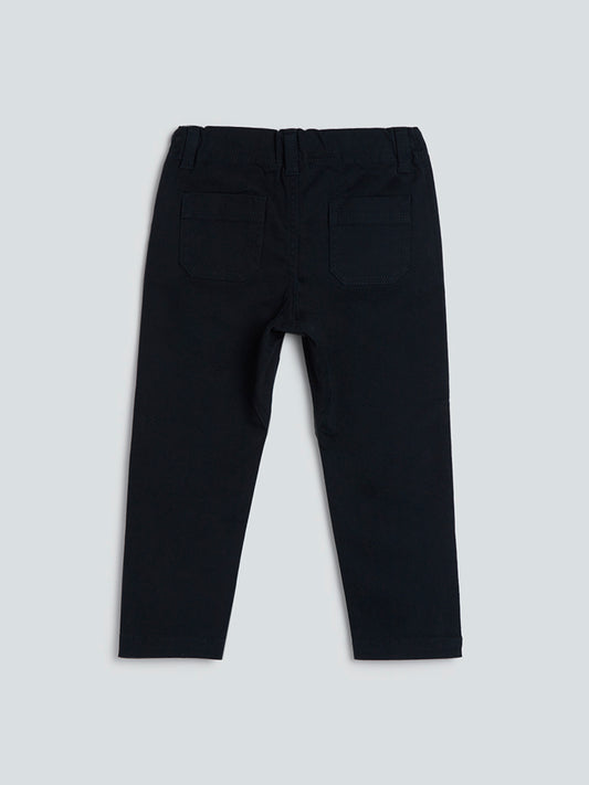 HOP Kids Navy Tapered Trousers