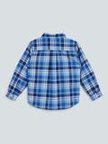 HOP Kids Blue Checkered Shirt