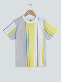 Y&F Kids Yellow Striped T-Shirt