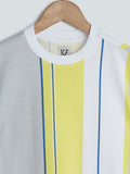Y&F Kids Yellow Striped T-Shirt