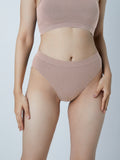 Wunderlove Taupe Hi-Leg Briefs