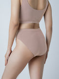 Wunderlove Taupe Hi-Leg Briefs