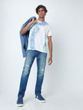 Nuon Multicolour Tie-Dye Slim-Fit T-Shirt