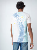 Nuon Multicolour Tie-Dye Slim-Fit T-Shirt