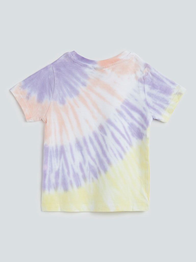 HOP Kids Multi Tie-Dye Print T-Shirt