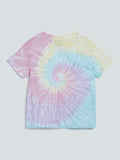 HOP Kids Multicolour Tie-Dye Print T-Shirt