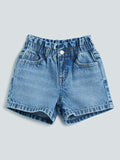 HOP Kids Blue Paper bag Shorts
