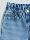 HOP Kids Blue Paper bag Shorts