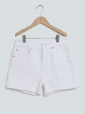 Y&F Kids White Denim Shorts